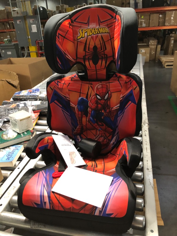 Photo 2 of (READ FULL POST) KidsEmbrace Marvel Spider-Man High Back Booster Car Seat, Spider-Man Suit Red