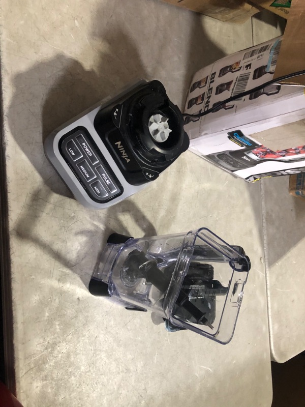 Photo 5 of ***USED - SCRATCHED - UNABLE TO TEST - LIKELY MISSING PARTS***
Ninja BL610 Professional 72 Oz Countertop Blender with 1000-Watt Base and Total Crushing Technology for Smoothies, Ice and Frozen Fruit, Black, 9.5 in L x 7.5 in W x 17 in H with 25 Chef-inspi