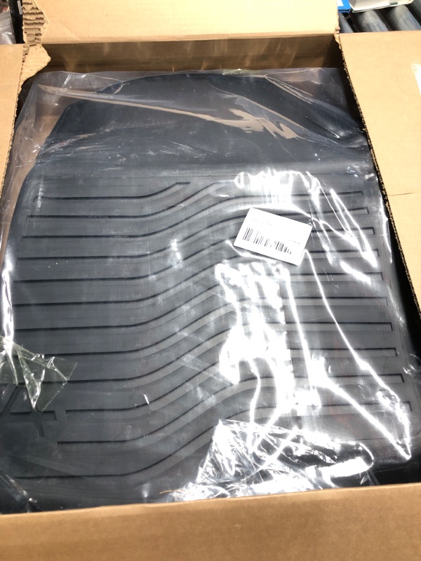 Photo 2 of Auxko All Weather Floor Mats Fits for Honda CR-V 2023 (Include Hybrid) TPE Rubber Liners Accessoiry for Honda CRV 2023 Include Hybrid All Season Guard Odorless Anti-Slip Mats for 1st & 2nd Row