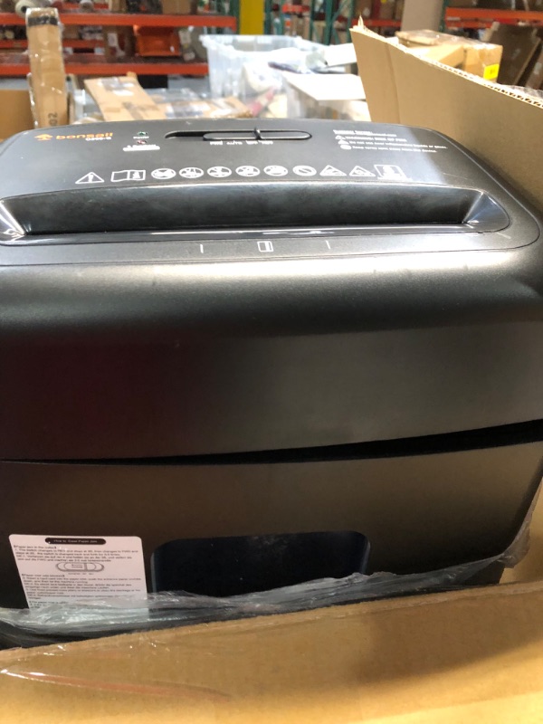 Photo 2 of **PARTS ONLY NON REFUNDABLE**
Bonsaii 8 Sheet High Security Micro Cut Paper Shredder with 4 Gallon Pullout Basket, Credit Cards/Mail/Staples/Clips Shredder for Home Office Use (C206-G) 8 Sheet-5 Mins