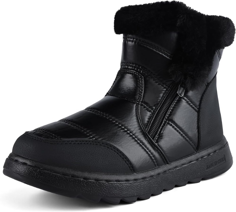 Photo 1 of *STOCK PHOTO FOR REFERENCE* Snow Boots for Women Ankle Booties Ladies Waterproof Slip On Winter Shoes