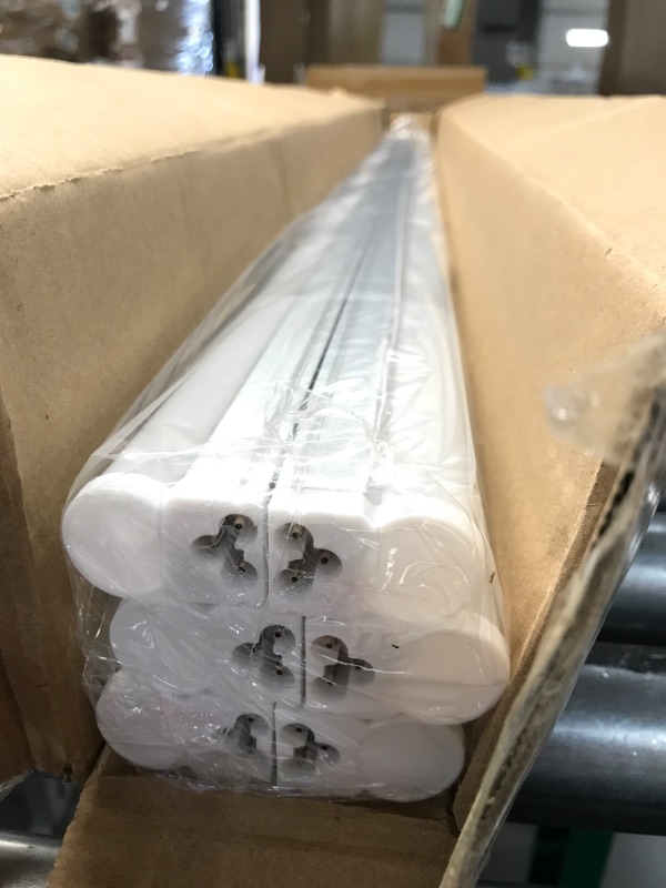 Photo 1 of (6 Pack) Barrina LED T5 Integrated Single Fixture, 4FT, 2200lm, 6500K (Super Bright White), 20W, Utility LED Shop Light, Ceiling and Under Cabinet Light, Corded Electric with ON/OFF Switch, ETL Listed 6-pack (6-power Cords)