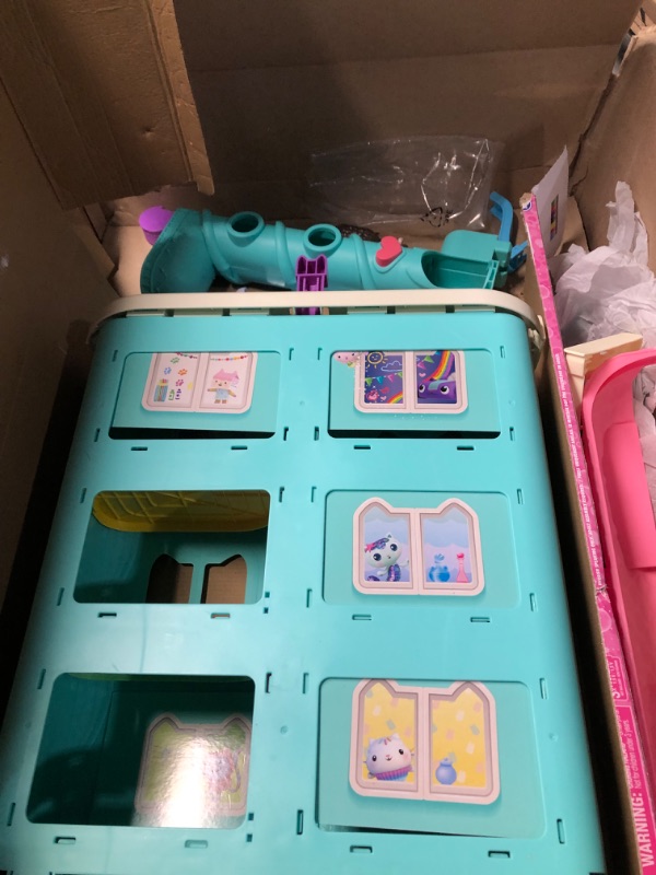 Photo 2 of ***USED - LIKELY MISSING PARTS - UNABLE TO VERIFY FUNCTIONALITY***
Gabby's Dollhouse, Purrfect Dollhouse with 15 Pieces Including Toy Figures, Furniture, Accessories and Sounds, Kids Toys for Ages 3 and up