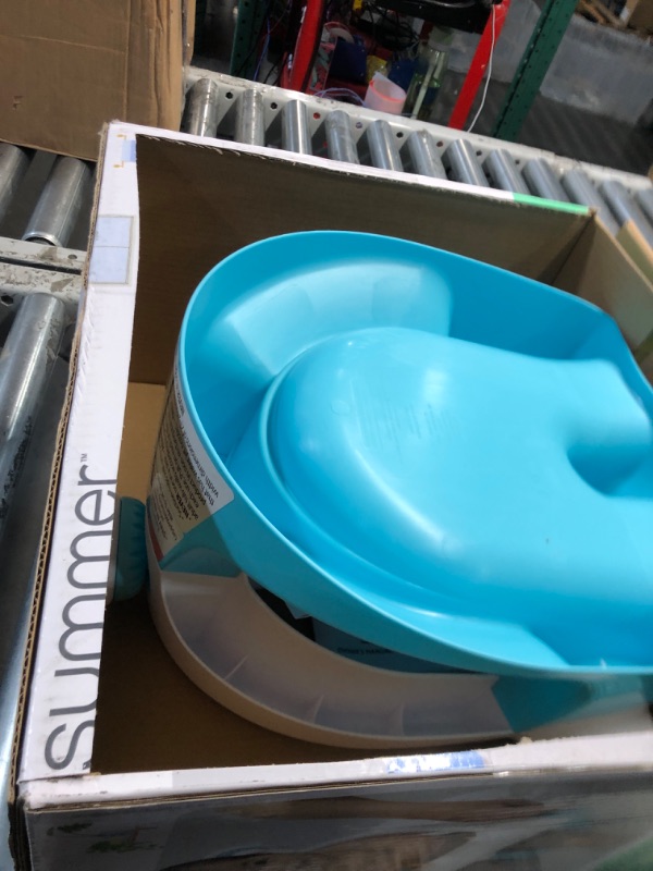 Photo 2 of (READ FULL POST) Summer My Bath Seat (Aqua) - Baby Bathtub Seat for Sit-Up Bathing, Provides Backrest Support and Suction Cups