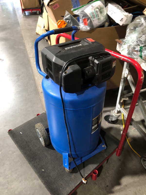 Photo 1 of ***USED - DIRTY - PARTIAL FUNCTIONALITY - SEE COMMENTS***
Kobalt LK20175 20-Gallon Single Stage Portable Corded Electric Vertical Air Compressor