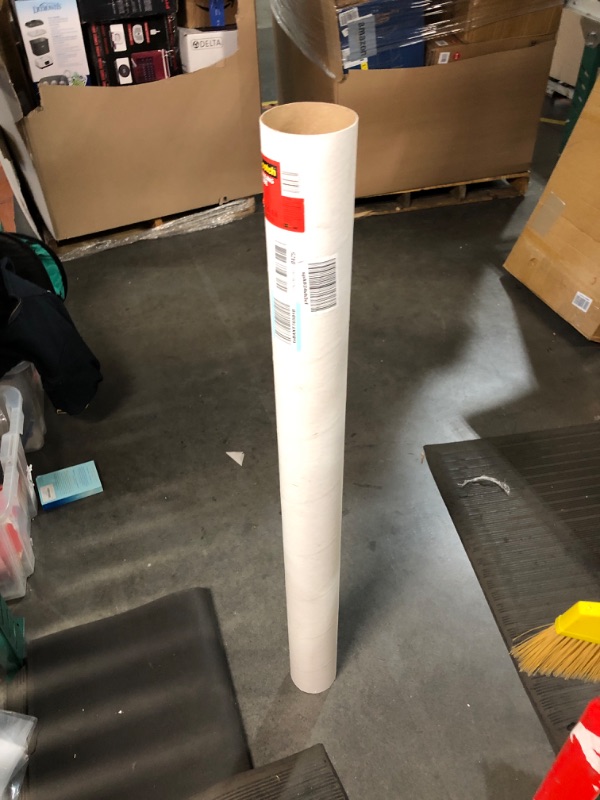 Photo 2 of Scotch Mailing Tube, 1 Tube, 4 in x 48 in, Perfect Protection for Mailing and Storing Rolled Items, White (7982) 4 x 48 Inches