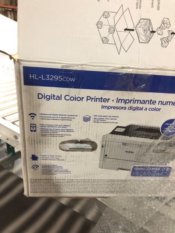 Photo 4 of Brother HL-L3295CDW Wireless Compact Digital Color Printer with Laser Quality Output, Duplex, NFC