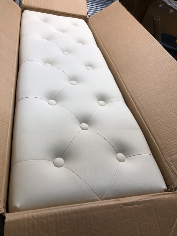 Photo 1 of RUCUKEN Storage Bench with Storage Bench for Bedroom End of Bed Bench