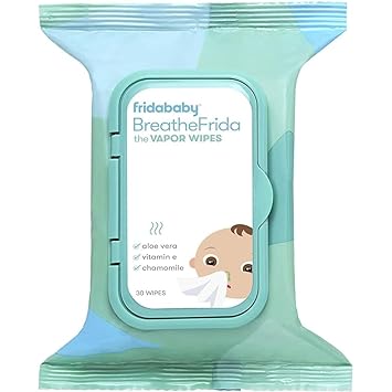 Photo 1 of Bundle of 3 Breathefrida Vapor Wipes for Nose or Chest by Frida Baby 30 Count (Pack of 3)