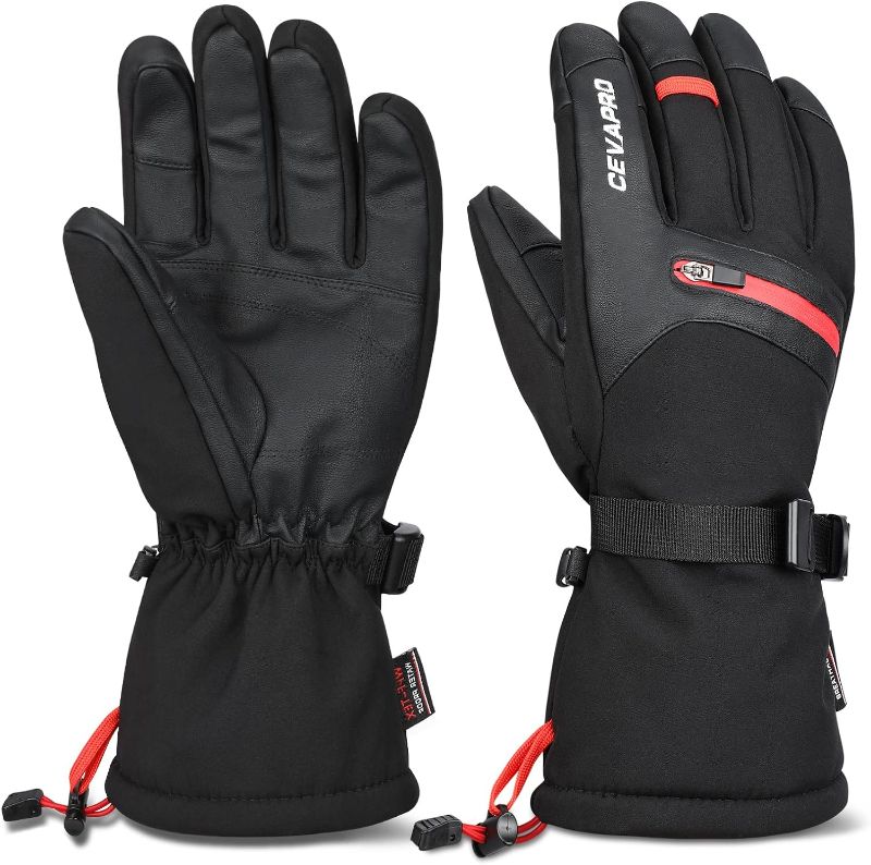 Photo 1 of Cevapro -40? Winter Gloves Waterproof Ski Gloves 3M Insulated Snowboard Gloves