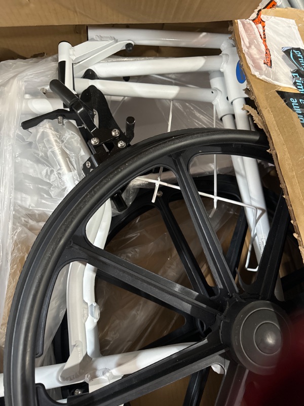 Photo 3 of ***NONREFUNDABLE - NOT FUNCTIONAL - FOR PARTS ONLY - SEE COMMENTS***
Invacare 6895 Self Propel Mariner Rolling Shower Wheelchair