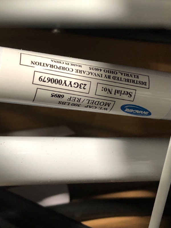 Photo 7 of ***NONREFUNDABLE - NOT FUNCTIONAL - FOR PARTS ONLY - SEE COMMENTS***
Invacare 6895 Self Propel Mariner Rolling Shower Wheelchair