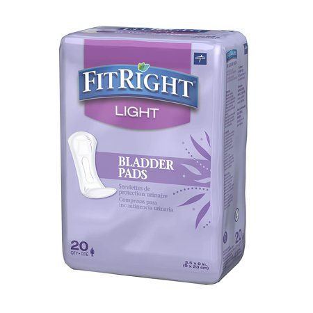 Photo 1 of ***BUNDLE PACK OF TWO NON REFUNDABLE ***
FitRight Incontinence Bladder Control Pads Light Absorbency 20 Count