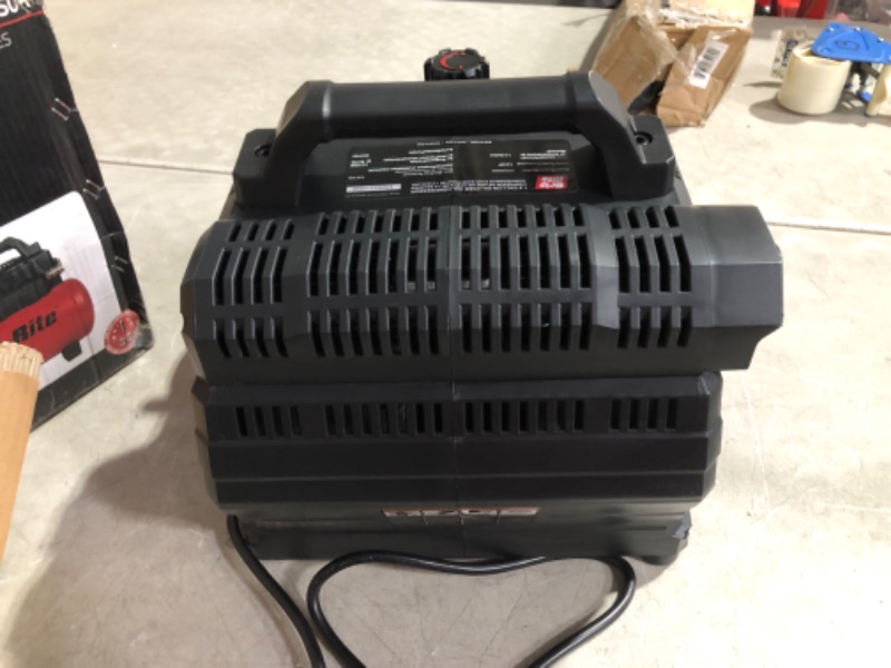 Photo 6 of ***DAMAGED - SEE COMMENTS***
Grip-Rite GR200QW ULTRA QUIET PORTABLE COMPRESSOR, 1.5 GALLON, 1 HP, 125 MAX PSI, Oil-Free, Electric