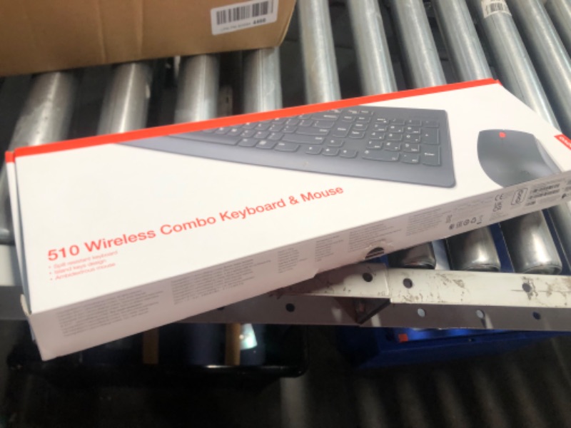 Photo 3 of Lenovo 510 Wireless Keyboard & Mouse Combo, 2.4 GHz Nano USB Receiver, Full Size, Island Key Design