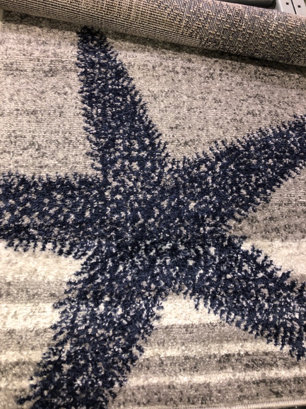 Photo 2 of (READ FULL POST) nuLOOM Thomas Paul Starfish Accent Rug, 2' 3" x 4', Grey 2' 3" x 4' Grey