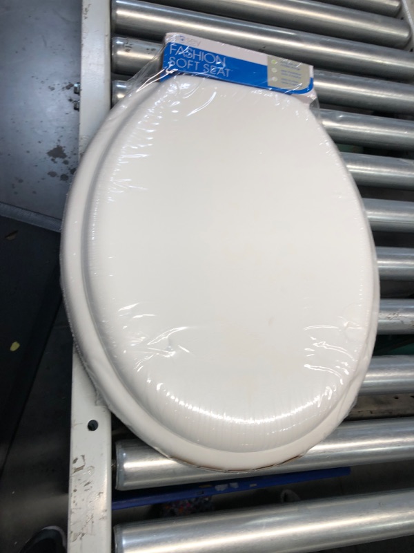 Photo 2 of 
Ginsey Home Solutions white Elongated Soft Cushioned Toilet Seat