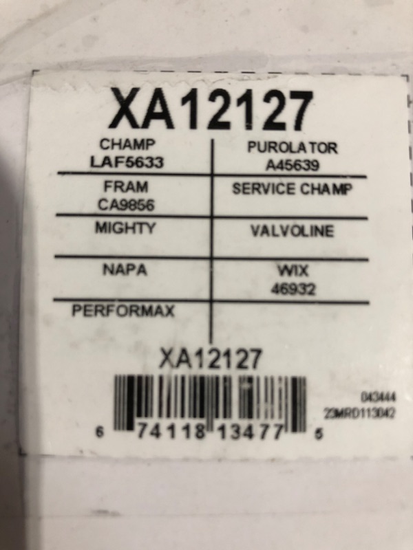 Photo 4 of (please see all images) ECOGARD XA12127 Premium Engine Air Filter Fits 2023-05 Isuzu NPR-HD,2021-05 NRR,2021-05 