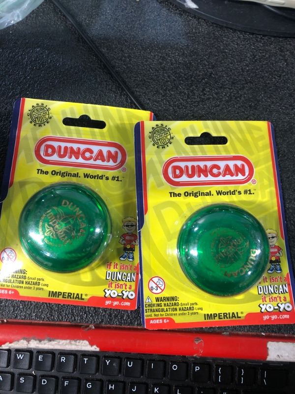 Photo 2 of **BUNDLE OF 2 NON REFUNDABLE**
Duncan Toys Imperial Yo-Yo, Beginner Yo-Yo with String, Steel Axle and Plastic Body, Mystery Color Colors May Vary