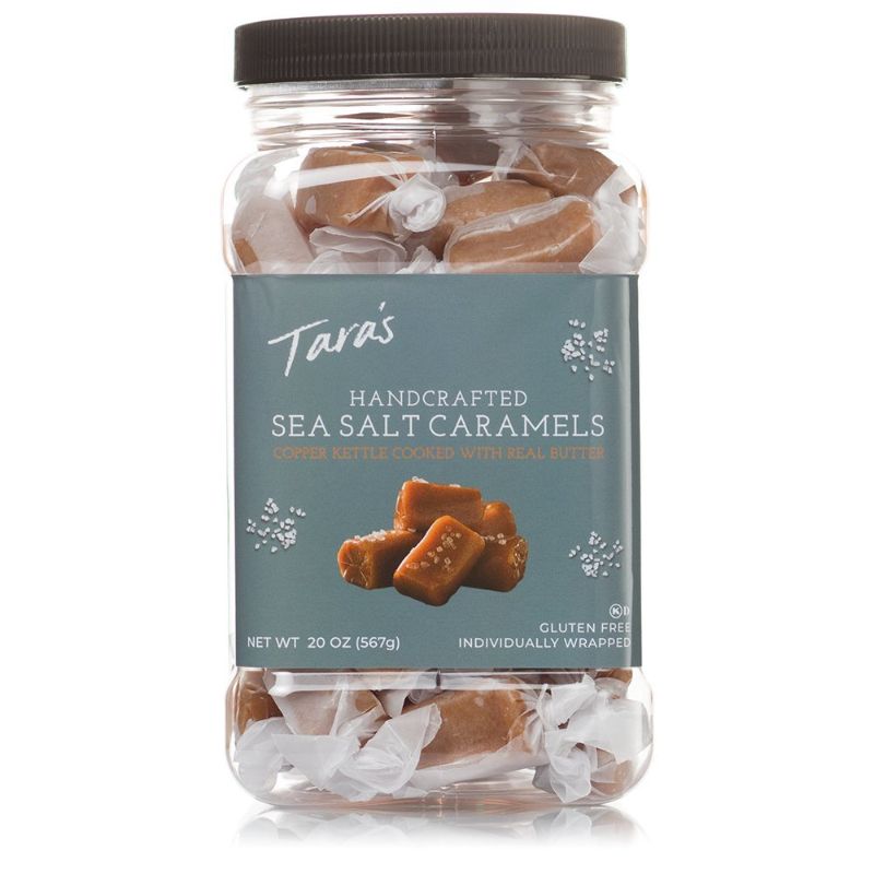 Photo 1 of **EXPIRES 08/26/2024 NON- REFUNDABLE**
Tara's All Natural Handcrafted Gourmet Sea Salt Caramel: Small Batch, Kettle Cooked, Creamy & Individually Wrapped - 20 Ounce