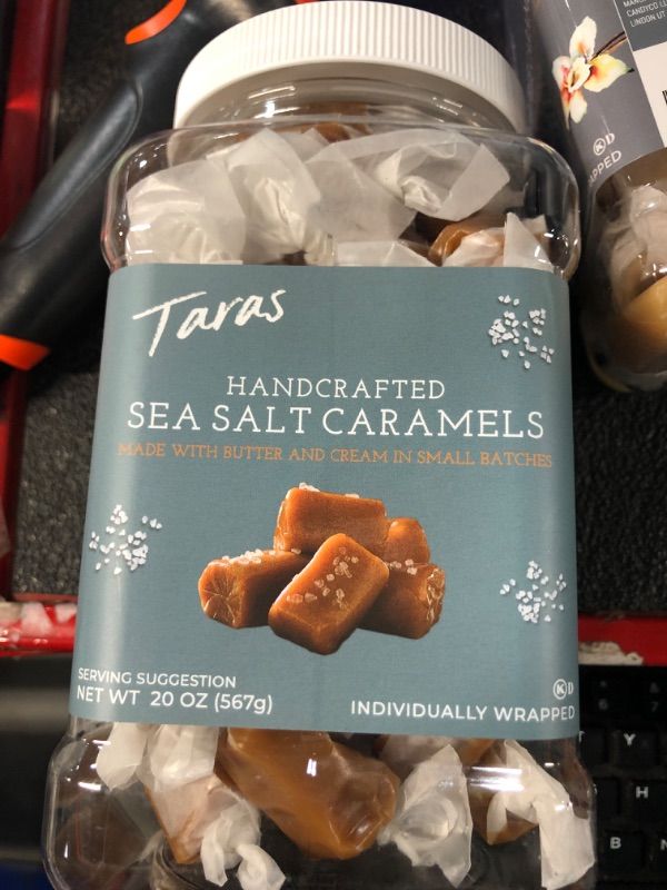 Photo 4 of **EXPIRES 08/26/2024 NON- REFUNDABLE**
Tara's All Natural Handcrafted Gourmet Sea Salt Caramel: Small Batch, Kettle Cooked, Creamy & Individually Wrapped - 20 Ounce