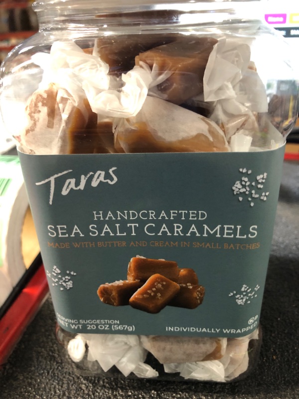 Photo 3 of **EXPIRES 08/26/2024 NON- REFUNDABLE**
Tara's All Natural Handcrafted Gourmet Sea Salt Caramel: Small Batch, Kettle Cooked, Creamy & Individually Wrapped - 20 Ounce