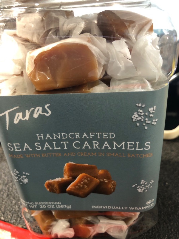 Photo 2 of **EXPIRES 08/26/2024 NON- REFUNDABLE**
Tara's All Natural Handcrafted Gourmet Sea Salt Caramel: Small Batch, Kettle Cooked, Creamy & Individually Wrapped - 20 Ounce