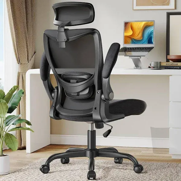 Photo 1 of (stock photo for reference)
S3P-M Ergonomic Office Chair Home Office High Back Desk Chair with VTS System Adaptive Lumbar Support TiltPro Headrest SpinLux Armrest 150°Tilt Mesh Computer Chair for Home Office Executive