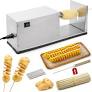 Photo 1 of CGOLDENWALL Potato Slicer Electric Potato Tornado Spiral Slicer with Free Bamboo Skewers Stainless Steel Automatic Twisted Potato Cutter Machine Vegetable Cutting Machine for Home Commercial Use 110V