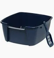 Photo 1 of (stock photo for reference)
IRIS USA Jumbo Cat Litter Box Cat Litter Pan with Scoop, black