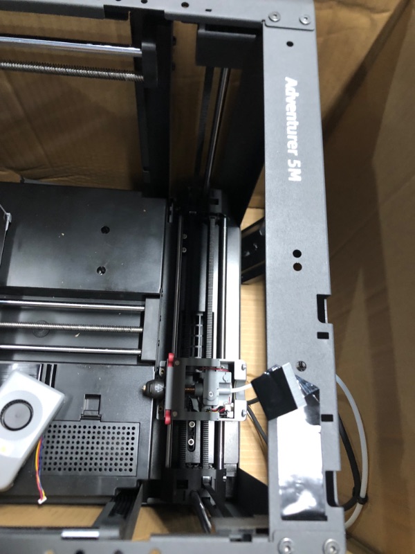 Photo 5 of **PARTS ONLY NO REFUNDS**FLASHFORGE Adventurer 5M 3D Printer with Fully Auto Leveling, Max 600mm/s High Speed Printing, 280°C Direct Extruder with 3S Detachable Nozzle, Core XY All Metal Structure, Print Size 220x220x220mm