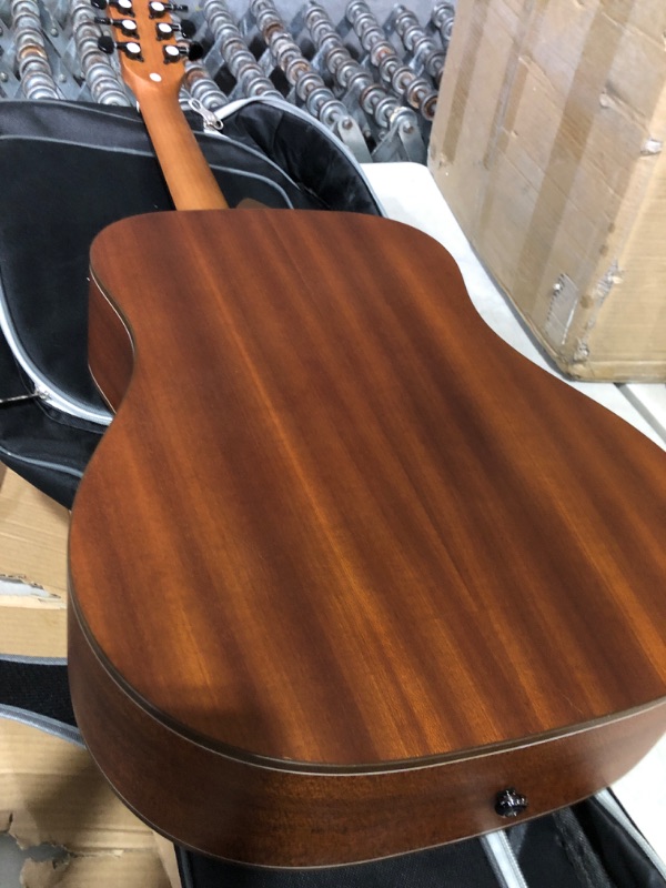 Photo 4 of (incomplete)(missing one string)(please see all images) Donner Acoustic Guitar Kit 36 Inch Dreadnought Acustica Guitarra Bundle for Beginner 