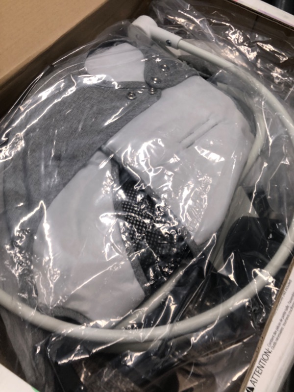 Photo 1 of ***USED - LIKELY MISSING PARTS - UNABLE TO VERIFY FUNCTIONALITY***
kmaier Electric Baby Swing for Infants, Baby Rocker for Infants with 3 Speeds, 8 Lullabies, AC Adapter & Battery Operated, Indoor & Outdoor Use, Remote Control