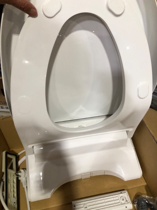 Photo 4 of **PARTS ONLY NON REFUNDABLE**
SW3084#01 WASHLET C5 Electronic Bidet Toilet Seat with PREMIST and EWATER+ Wand Cleaning, Elongated, Cotton White C5 Elongated Cotton White