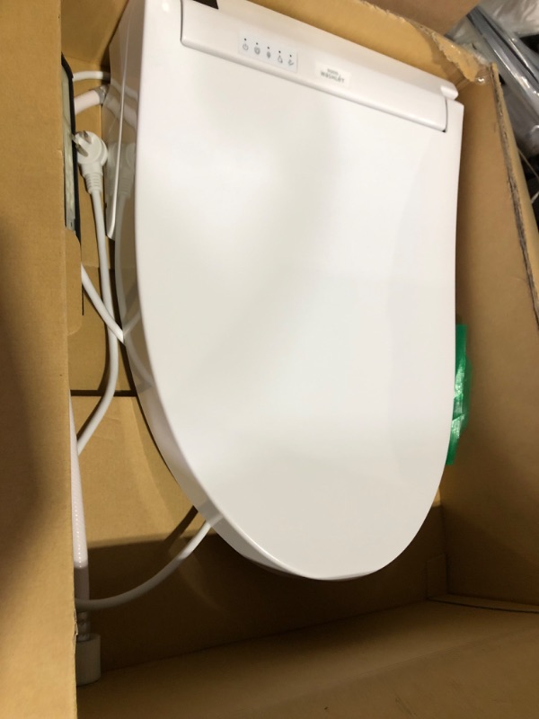 Photo 3 of **PARTS ONLY NON REFUNDABLE**
SW3084#01 WASHLET C5 Electronic Bidet Toilet Seat with PREMIST and EWATER+ Wand Cleaning, Elongated, Cotton White C5 Elongated Cotton White