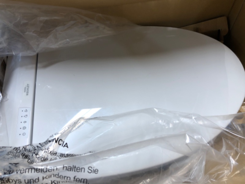 Photo 2 of **PARTS ONLY NON REFUNDABLE**
SW3084#01 WASHLET C5 Electronic Bidet Toilet Seat with PREMIST and EWATER+ Wand Cleaning, Elongated, Cotton White C5 Elongated Cotton White