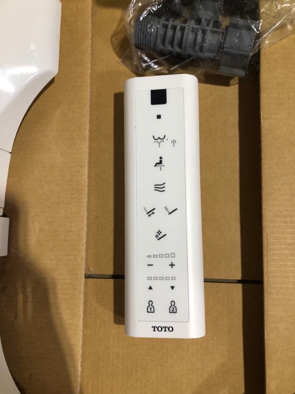 Photo 5 of **PARTS ONLY NON REFUNDABLE**
SW3084#01 WASHLET C5 Electronic Bidet Toilet Seat with PREMIST and EWATER+ Wand Cleaning, Elongated, Cotton White C5 Elongated Cotton White