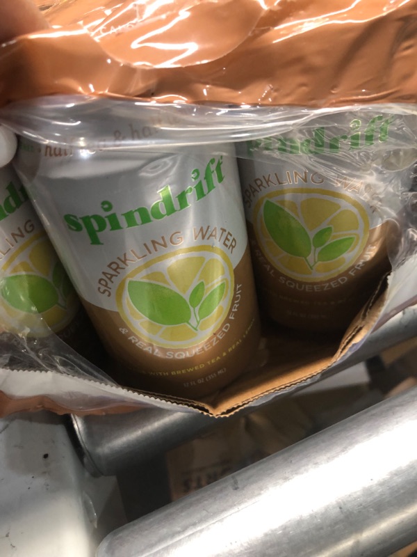 Photo 3 of **ITEM SIMILAR TO STOCK PHOTO SEE PICS** Spindrift Sparkling Water, 4 Flavor Variety Pack, Made with Real Squeezed Fruit, 12 Fl Oz (Pack of 20) 4 Flavor Original Variety Pack Water