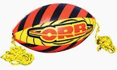 Photo 1 of Airhead Orb, Towable Tube Rope Performance Ball, Multiple Color Options Available Orange/Yellow Performance Ball