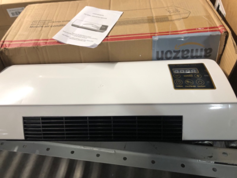 Photo 4 of ***USED - POWERS ON - UNABLE TO TEST FURTHER***
Air Conditioner Wall Mount, Cooling and Heating Air Conditioner for Bedroom and Living Room, US Plug 110V, Mini Air Conditioner for Efficient Temperature Control (Without Print)