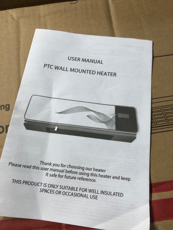 Photo 3 of ***USED - POWERS ON - UNABLE TO TEST FURTHER***
Air Conditioner Wall Mount, Cooling and Heating Air Conditioner for Bedroom and Living Room, US Plug 110V, Mini Air Conditioner for Efficient Temperature Control (Without Print)