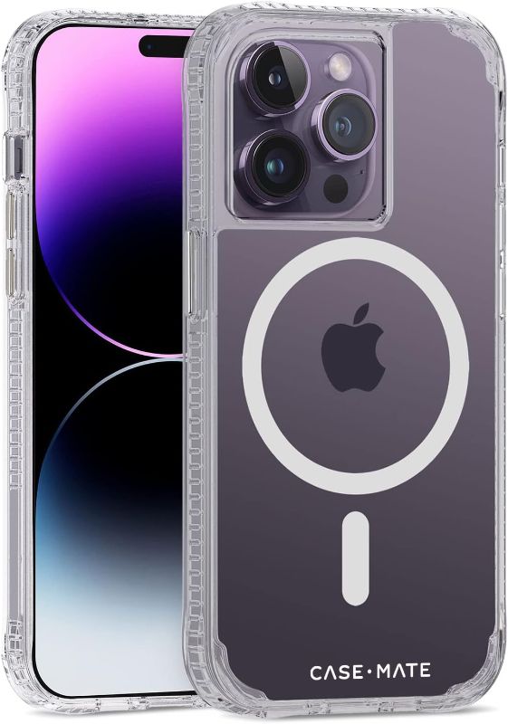 Photo 1 of Case-Mate iPhone 15 Pro Case - Soap Bubble [12ft Drop Protection] [Compatible with MagSafe] Magnetic Cover with Iridescent Swirl Effect for iPhone 15 Pro 6.1", Slim, Shockproof, Anti-Scratch Tech iPhone 15 Pro Soap Bubble