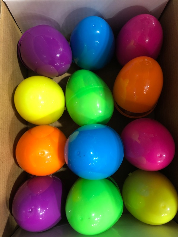 Photo 2 of (see all image) 12 Packs Prefilled Easter Eggs with Toys Inside, Easter Basket Stuffers for Toddlers Kids Boys 3-12