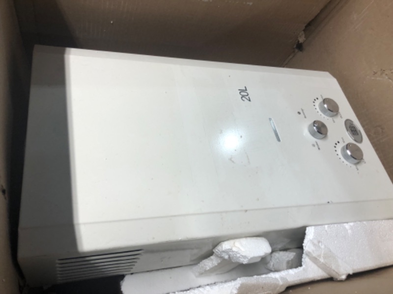 Photo 2 of (non refundable for parts)
Xverycan Tankless Water Heater 5.28GPM 20L Propane Gas Water Heater, 40KW Outdoors Portable Instant Water Heater with Shower Head, LED Display, Overheating Protection, for Home RV Camping Trips 20 LPM