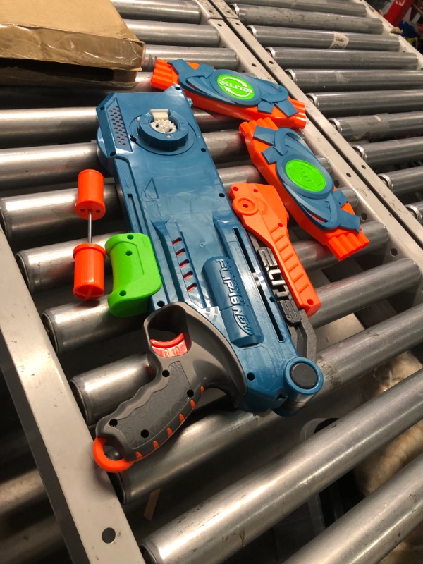 Photo 3 of **parts only*** nonrefundable***NERF Elite 2.0 Flipshots Flip-16 Blaster with 16 Dart Barrels That Flip to Double Your Firepower, 16-Dart Capacity, 16 Elite Darts Frustration Free