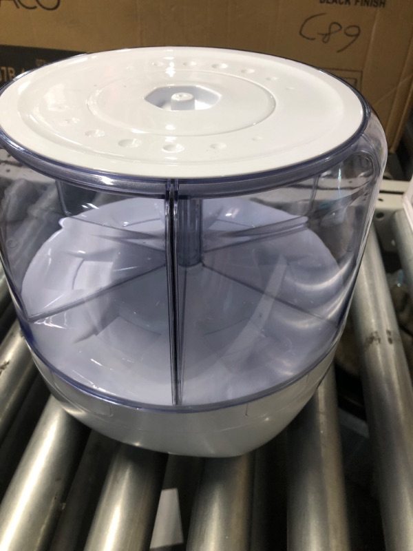 Photo 3 of (great condition)(see images) 20Lbs Cereal Grain dispenser 360°Rotating Rice Food Dispenser 6 Grids rice container 