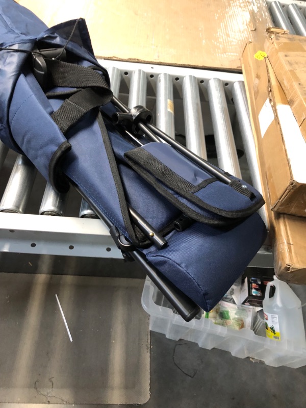 Photo 2 of ***USED - LIKELY MISSING PARTS - UNABLE TO VERIFY FUNCTIONALITY***
Rengue Hammock Camping Chair, Folding Camping Chairs with Retractable Footrest, Adjustable Backrest, Headrest, Cup Holder (Dark Blue)