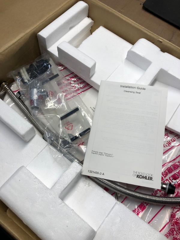 Photo 4 of ***NON-REFUNDABLE**NO RETURNS**SOLD AS IS**PARTS ONLY**Kohler Bn330-N0 Novita Electric Bidet Toliet Seat, Elongated Heated and Warm Water Bidet with Dryer, White Elongated Seat