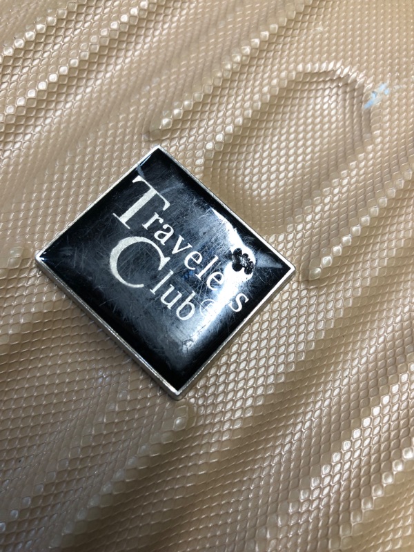 Photo 1 of **scuffs/scratches** Travelers Club Midtown Hardside 4-Piece Luggage Travel Set, Tan