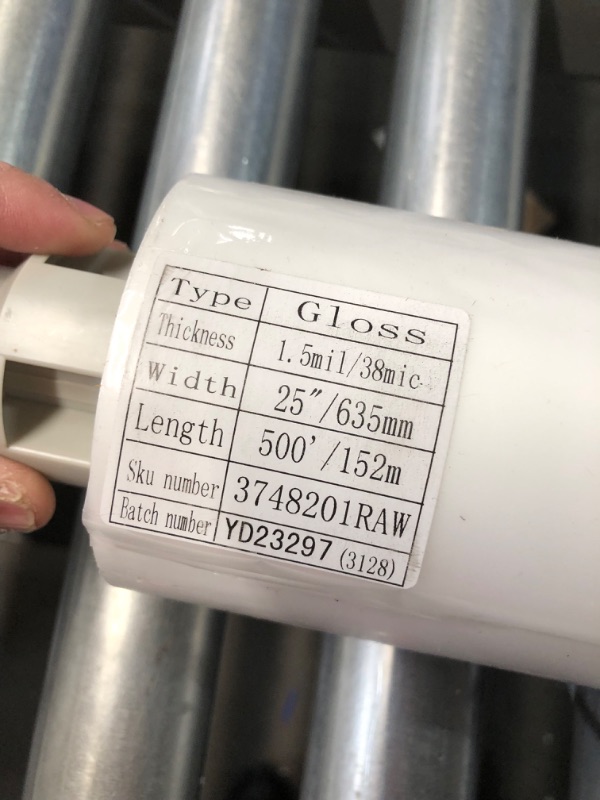 Photo 1 of GBC Thermal Laminating Film Roll, 2 Pack, NAP I, 1.5 Mil Laminate Rolls, 25" x 500', Compatible with Ultima 65 and Pinnacle 27 EZ Load Laminators